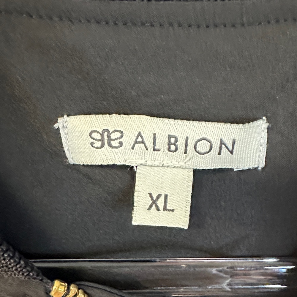 NWT Albion Classic Black Bomber Jacket Women's Size XL - Picture 2 of 8